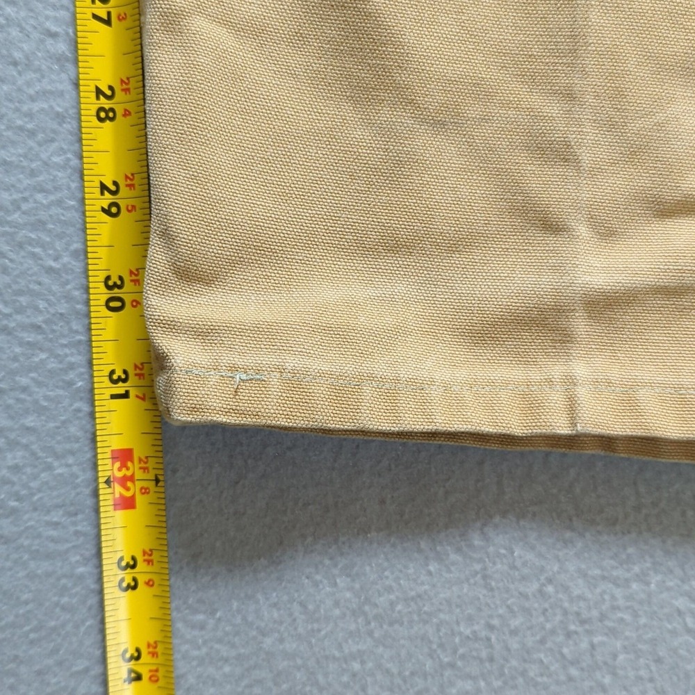 Carhartt Double Knee Logger Pants Tan Firm Canvas Workwear 38x31 Vintage Patina - Picture 11 of 12